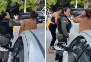 Policial dá tapa em mãe acusada de espancar a filha em Pernambuco